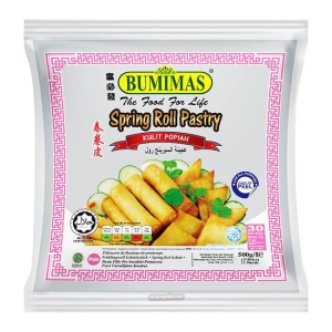 BUMIMAS Spring Roll Wrapper 10'' 250mm 550g FROZEN '30'