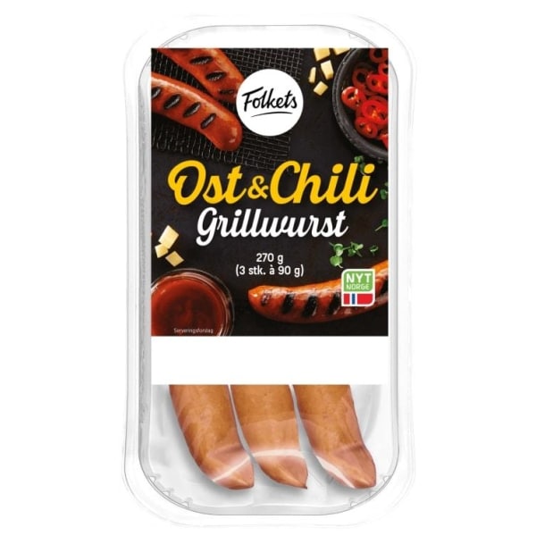 Ost&Chiligrill 270g Folkets