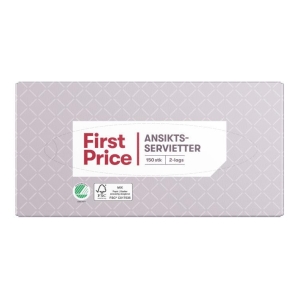 Ansiktsservietter 150stk First price