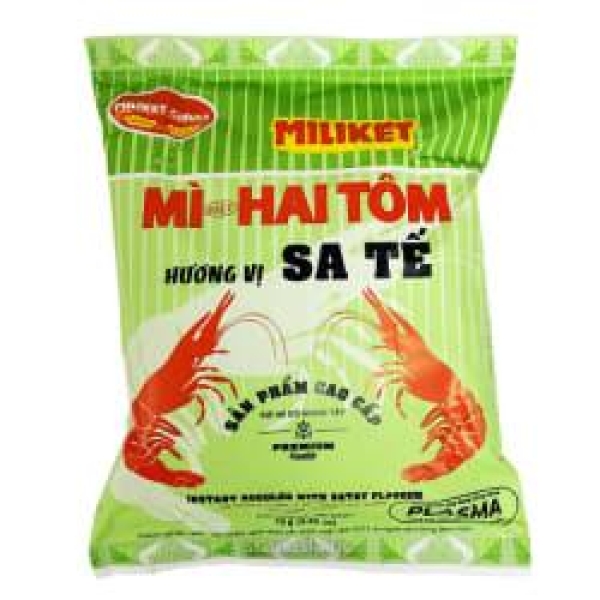 MILIKET Instant Noodles with satay flavour 75g
