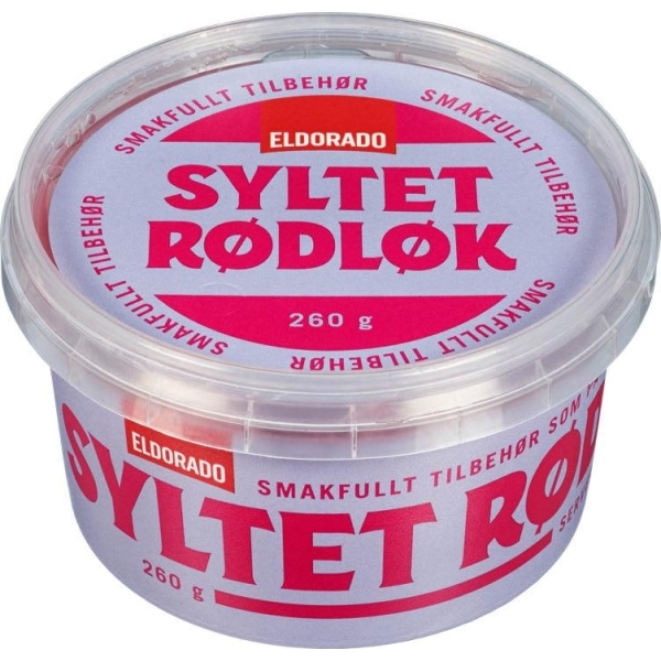 Rødløk Syltet 235g Eldorado