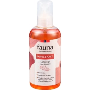 Fauna Lakseolje m/Omega-3 Til Hund&Katt 300ml