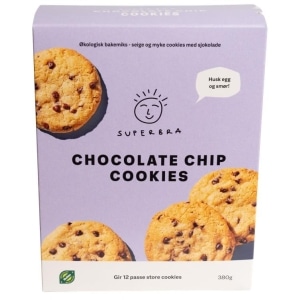 Cookies Chocolate Chips Øko 380g Superbra
