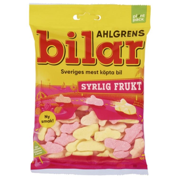 Ahlgrens Bilar Syrlig Frukt 100g