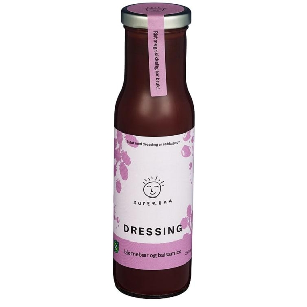 Dressing Bjørnebær Økol 250ml Superbra