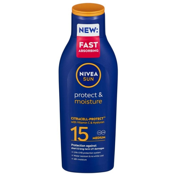 Nivea Sun Protect&Moisture Spf15 200ml