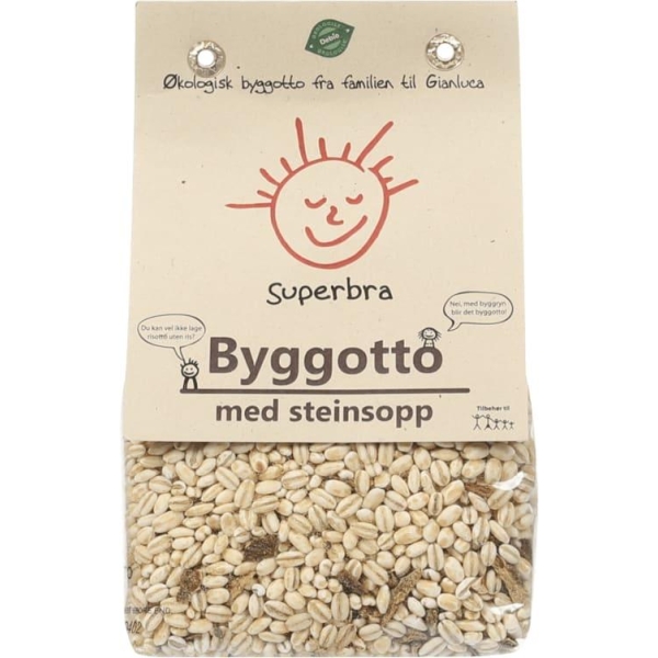 Byggotto m/Steinsopp Økol 250g Superbra