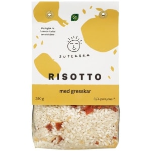 Risotto m/Gresskar Økol 250g Superbra