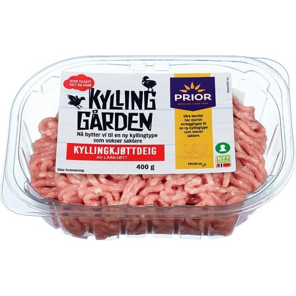 Kyllingkjøttdeig u/Salt&Vann 400g Kyllinggården