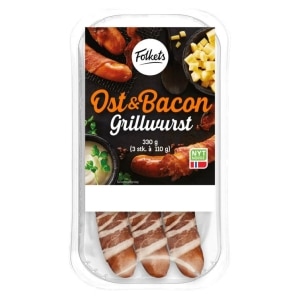 Ostegrill m/Bacon 330g Folkets