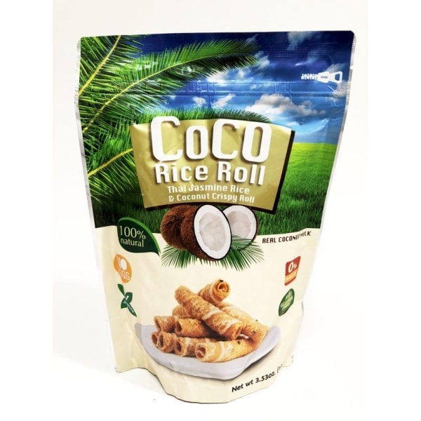 COCO Rice & Coconut Crispy Roll Coconut 100g