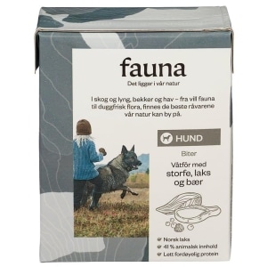 Fauna Hund Våtfor Storfe&Laks 365g