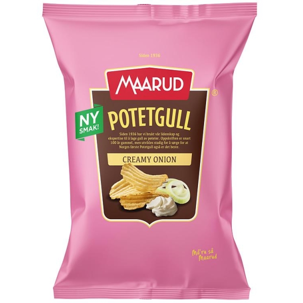 Potetgull Rifla Creamy Onion 200g Maarud