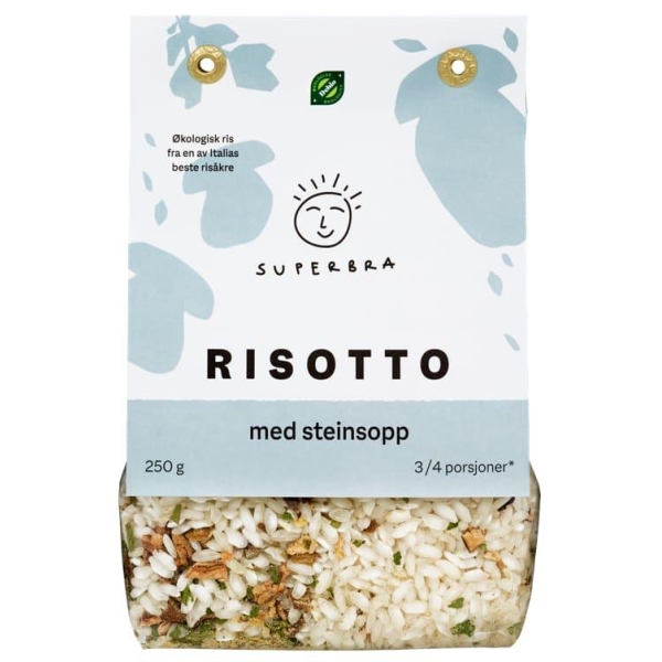 Risotto m/Steinsopp Økol 250g Superbra