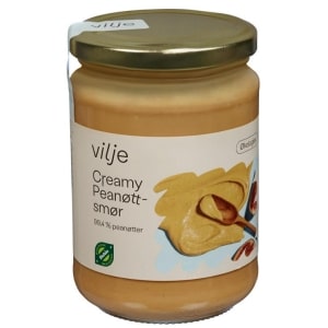 Peanøttsmør Creamy Økol.350g Vilje