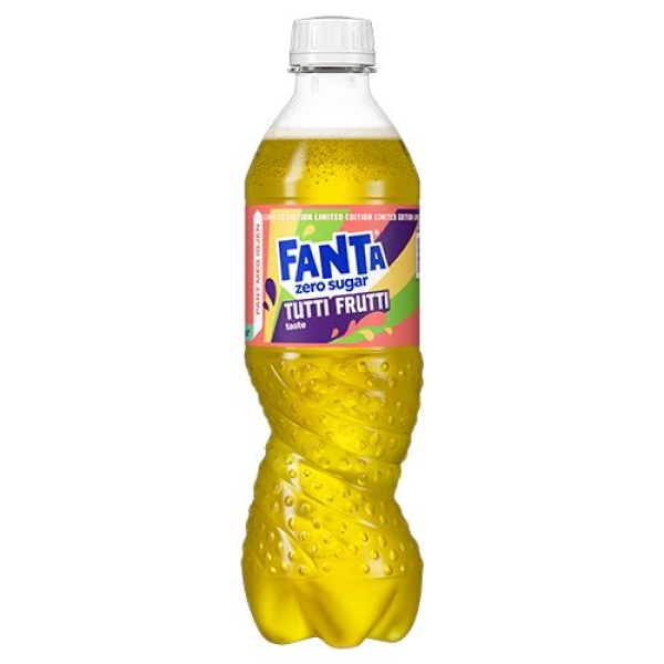 Fanta Tutti Frutti Zero Sugar 0,5l flaske