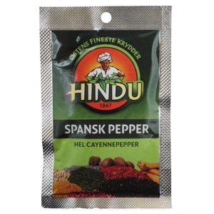 Pepper Spansk Hel 12g Pose Hindu