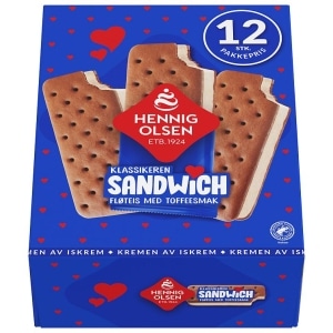 Sandwich 12stk Hennig-Olsen