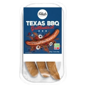 Pølse Texas Bbq 270g Folkets