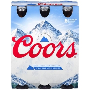 Coors 0,33L x 6 fl