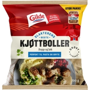 Kjøttboller Sopp&Løk 700g Gilde