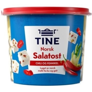 TINE Norsk Salatost Chili og Fennikel 220g