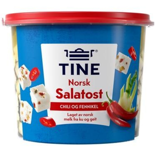 TINE Norsk Salatost Chili og Fennikel 220g