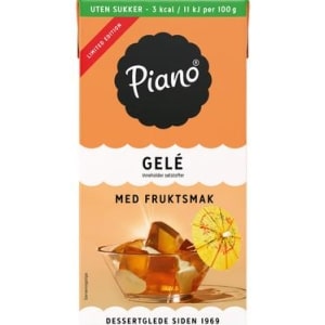 Piano Gelé Fruktsmak UTEN ½l