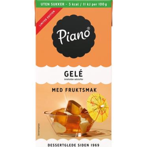 Piano Gelé Fruktsmak UTEN ½l