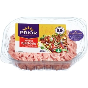 Kyllingkjøttdeig U/Salt&Vann 400g Prior