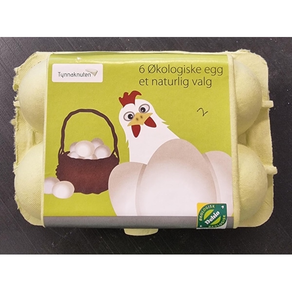 Egg Økologisk XL 6stk Knardal Økologiske gard