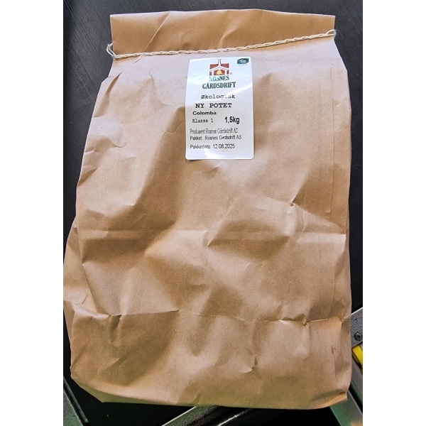 Ny potet økologisk 1,5kg