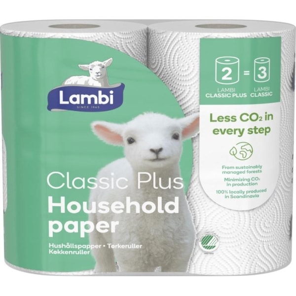 Tørkerull 2pk Plus Lambi