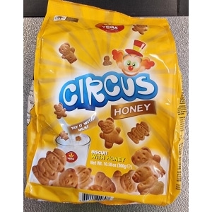 Circus Kjeks Honning 300g Vieira