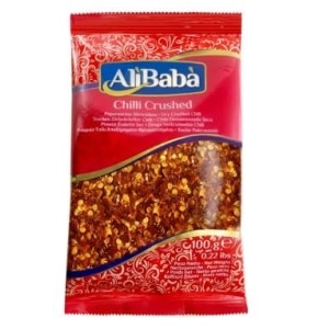 Alibaba Chillies Crushed 100g