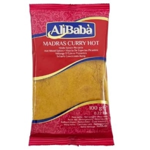 Alibaba Madras Curry Powder Hot 100g