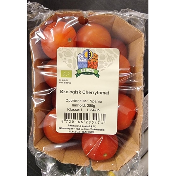 Cherrytomat økologisk 250g