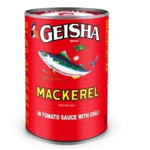 Geisha Mackerel In Tomat Sauce with chilli 425g