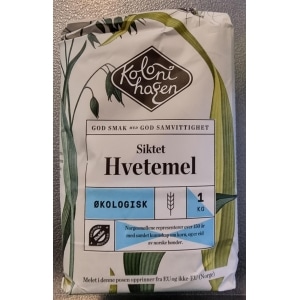 Hvetemel Siktet Økologisk 1kg Kolonihagen