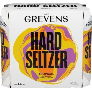Grevens Hard Seltzer Tropical 0,5l x 6bx