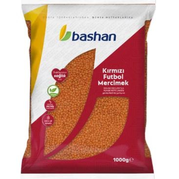 Bashan Red Lentils Football 1kg