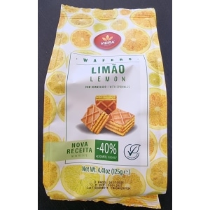 Vaffelkjeks Sitron 125g Vieira