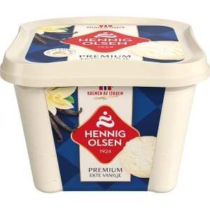 fløteis Premium Ekte Vanilje 0,85L Hennig Olsen