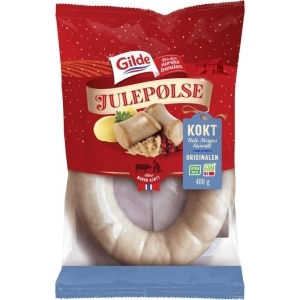 Julepølse Kokt 400g Gilde