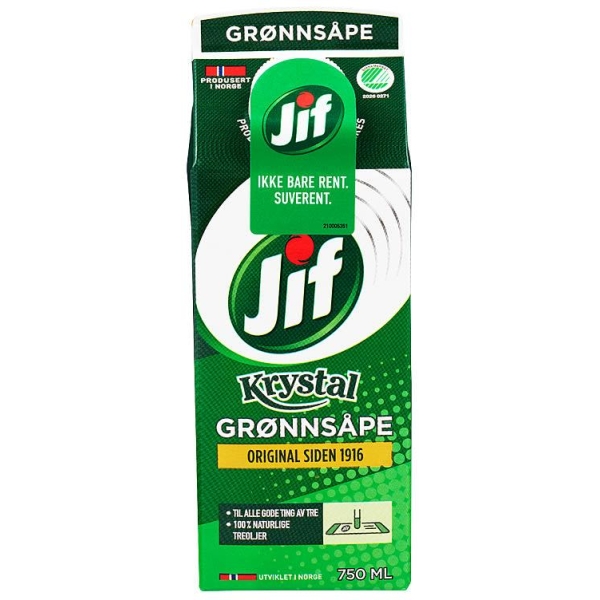 Krystal Grønnsåpe Original 750ml Jif