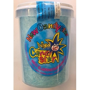 Sukkerspinn Blå 30g Cotton Magic