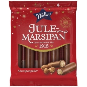 Marsipanpølser 5stk 110g Nidar