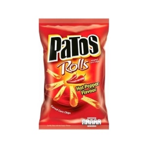 Patos Chips Rolls Hot 195g