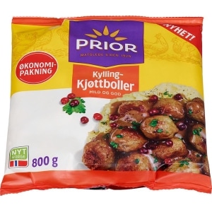 Kjøttbolle Av Kylling 800g Prior