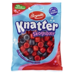 Knatter Skogsbær 100g Brynild